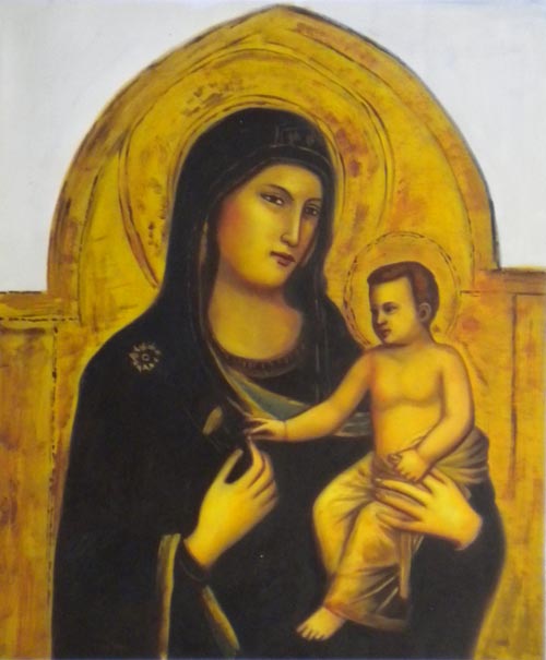 store falso d'autore Madonna di Giotto